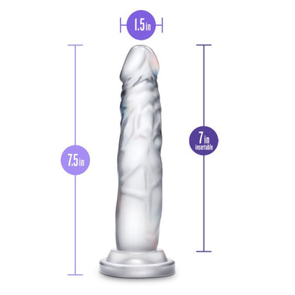 B Yours Diamond Hands Free Crystal Clear Dildo