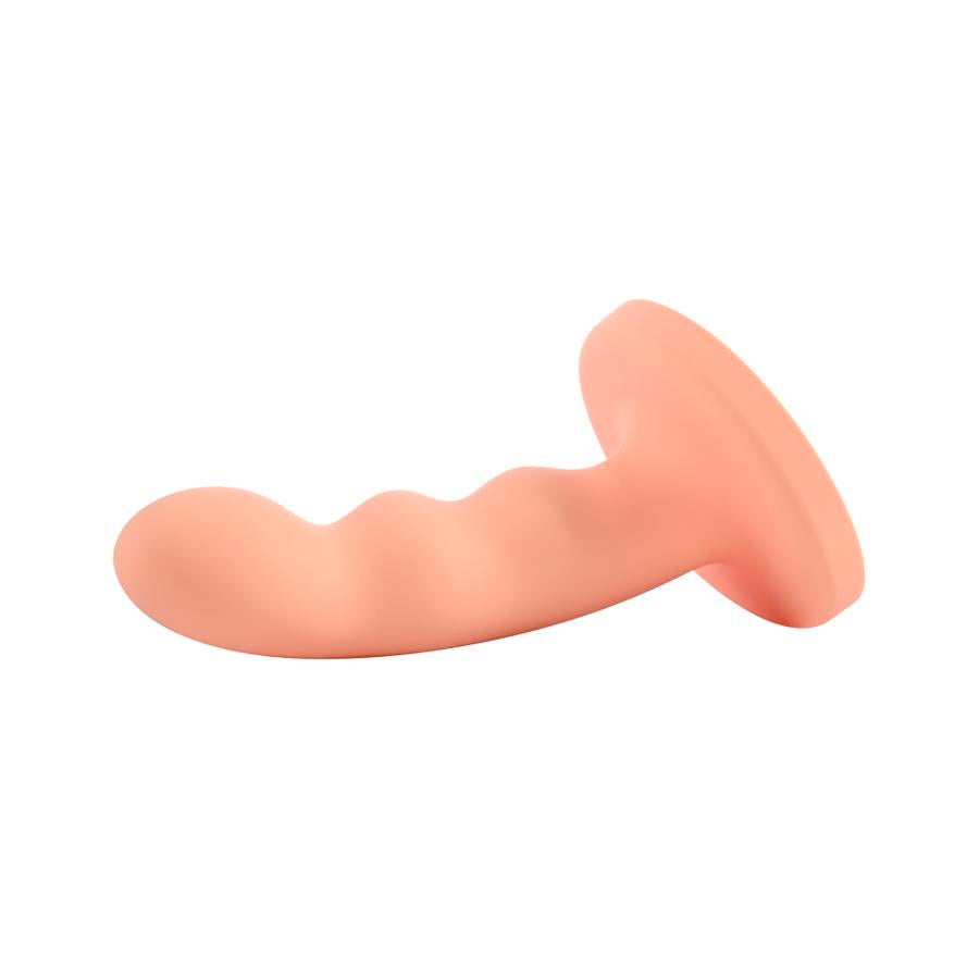 Ren 6IN Silicone Dildo Peach