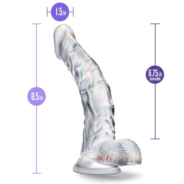 B Yours Diamond Luster Clear Dildo