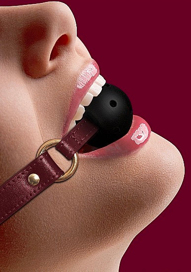 Ouch Halo Breathable Ball Gag Burgundy